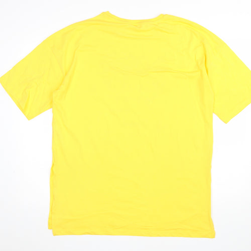 Disney Winnie The Pooh Yellow Women's Nightshirt T-Shirt Style Size 12