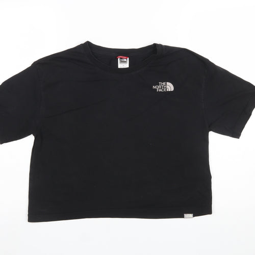 The North Face Women's Black Cropped T-Shirt Size S