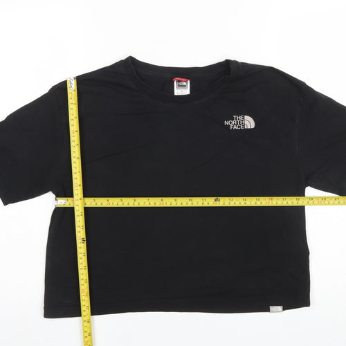 The North Face Women's Black Cropped T-Shirt Size S
