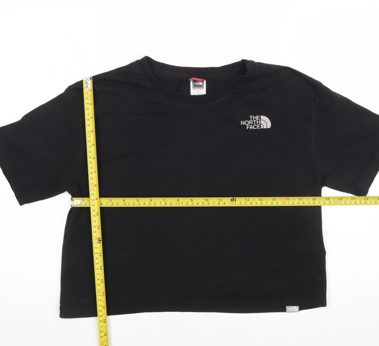 The North Face Women's Black Cropped T-Shirt Size S