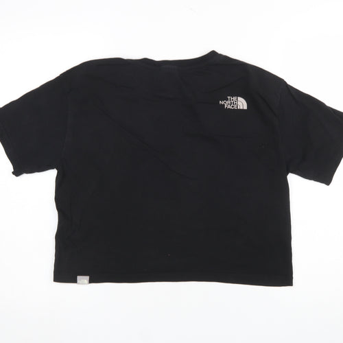 The North Face Women's Black Cropped T-Shirt Size S