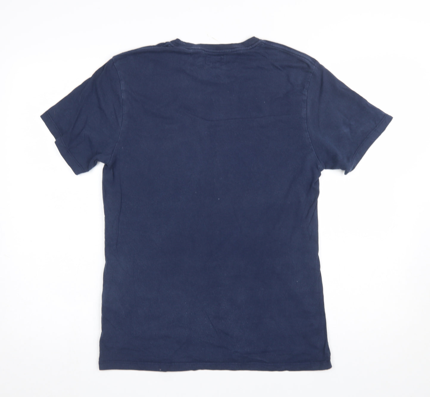 Levi's Men's Blue Cotton Crew Neck Short Sleeve T-Shirt Size S