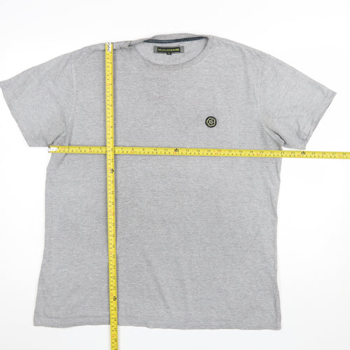 Nicholas Deakins Men's Grey XL Crew Neck Cotton T-Shirt