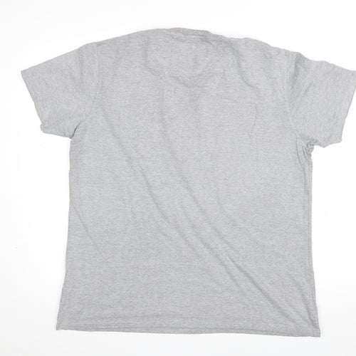 Nicholas Deakins Men's Grey XL Crew Neck Cotton T-Shirt