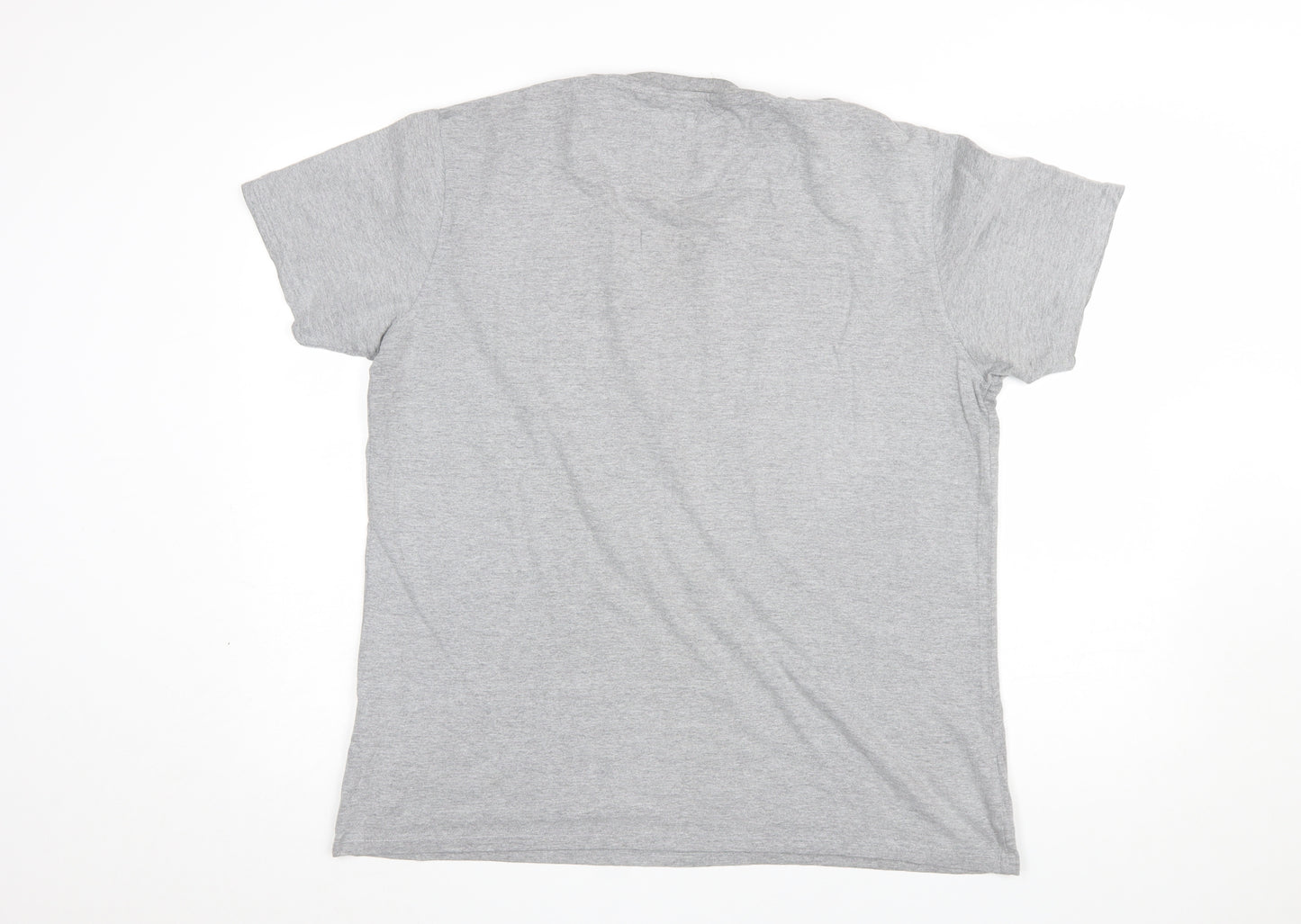 Nicholas Deakins Men's Grey XL Crew Neck Cotton T-Shirt