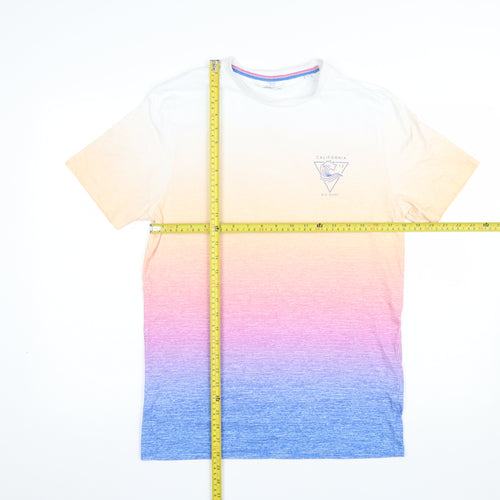 Next Men's Multicoloured California Print Cotton T-Shirt M