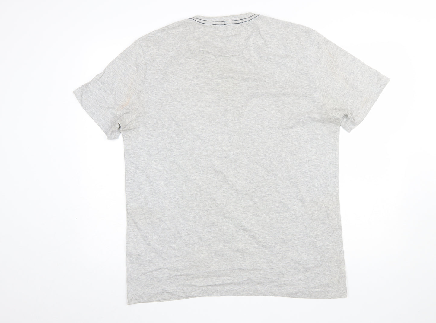 Mountain Warehouse Men's Grey 'Out of Office' Graphic Cotton T-Shirt Size M