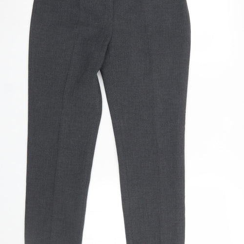 Peserico Women’s Grey Slim Fit Tailored Trousers Size 16