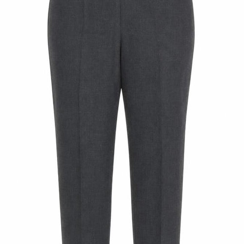 Peserico Women’s Grey Slim Fit Tailored Trousers Size 16