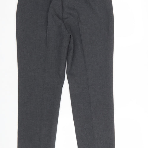 Peserico Women’s Grey Slim Fit Tailored Trousers Size 16