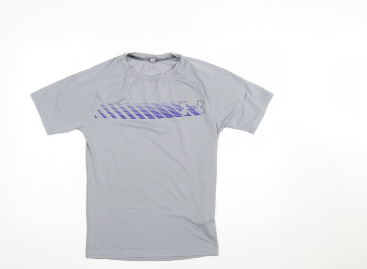 Under Armour Men’s Grey Athletic T-Shirt Size S Quick Dry