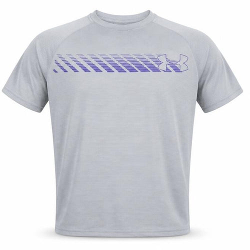 Under Armour Men’s Grey Athletic T-Shirt Size S Quick Dry