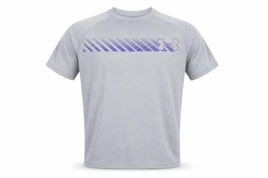 Under Armour Men’s Grey Athletic T-Shirt Size S Quick Dry