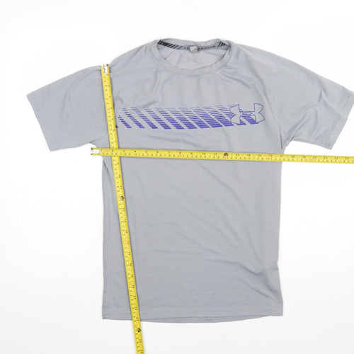 Under Armour Men’s Grey Athletic T-Shirt Size S Quick Dry