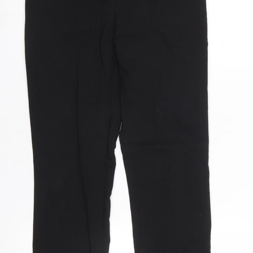 Zara Women Black Slim Fit Stretch Trousers Size 12