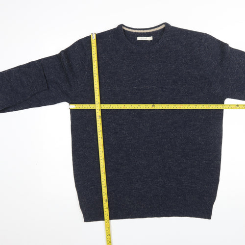 Onfire Men’s Blue Crew Neck Knit Pullover Jumper L