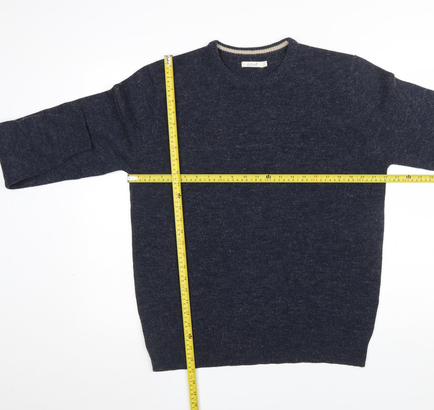 Onfire Men’s Blue Crew Neck Knit Pullover Jumper L
