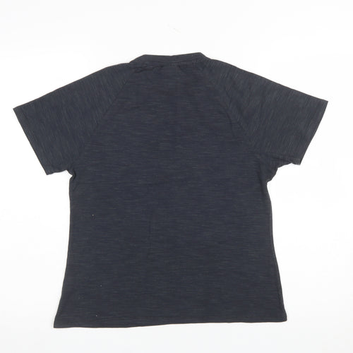 MP Womens Black Short Sleeve Basic T-Shirt Size M