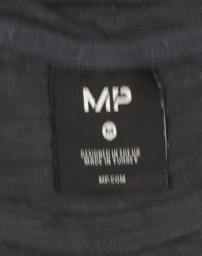 MP Womens Black Short Sleeve Basic T-Shirt Size M