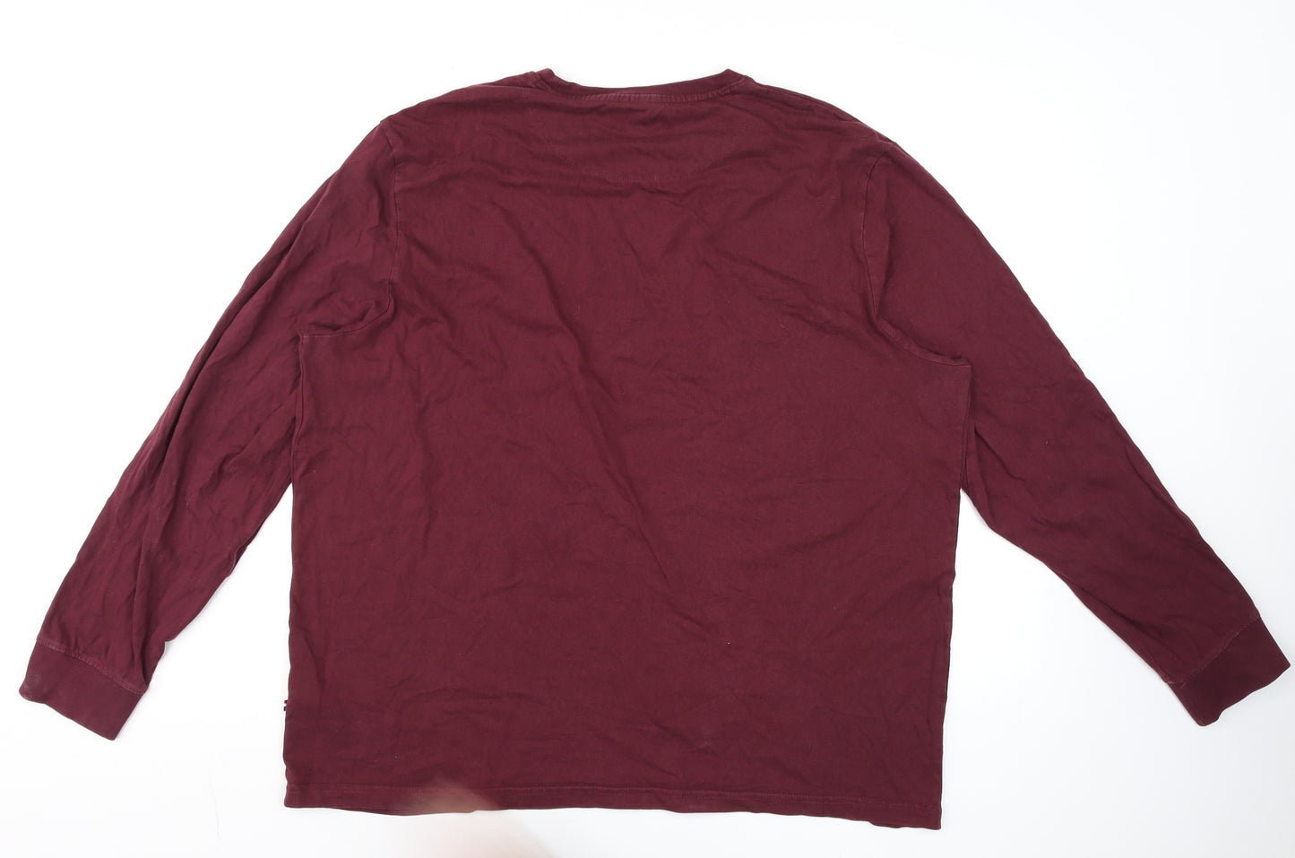 U.S. Polo Assn. Men's Windsor Wine Long Sleeve Cotton T-Shirt XXL
