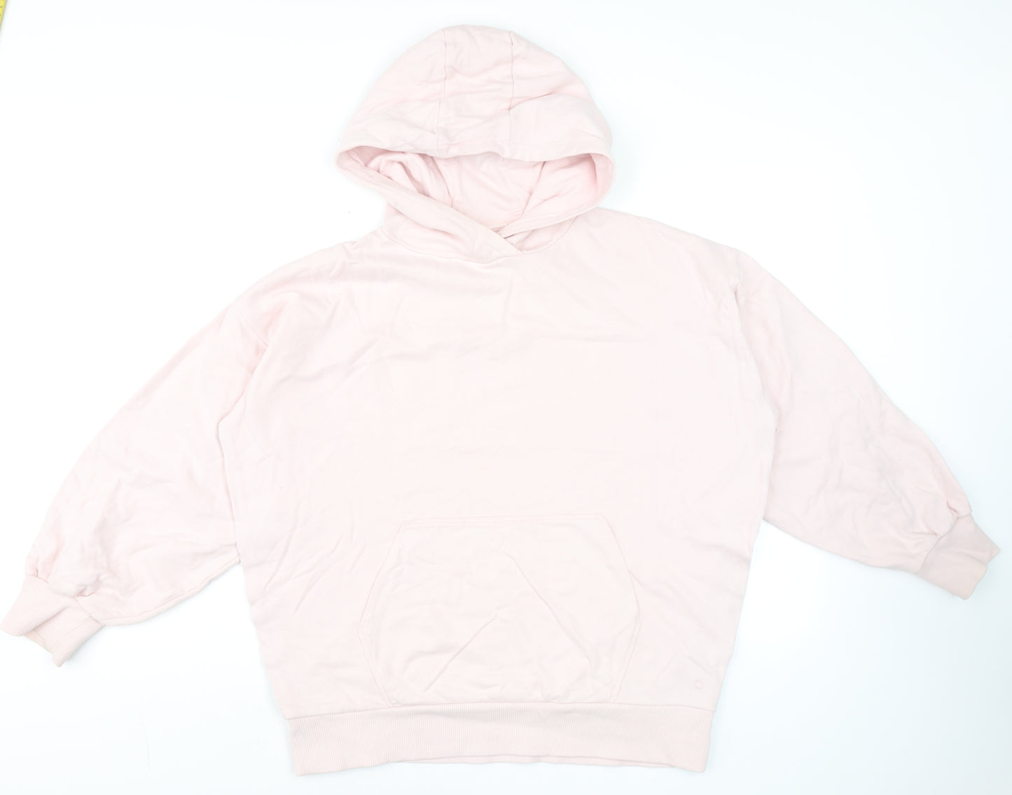 Marks and Spencer Women Light Pink Pullover Hoodie Size S