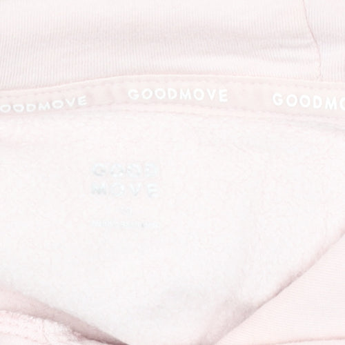 Marks and Spencer Women Light Pink Pullover Hoodie Size S