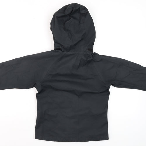 Hi Gear Boys Black Hooded Waterproof Parka Jacket 5-6 Years Lined
