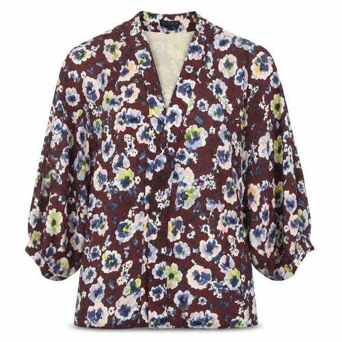 Topshop Women’s Multicoloured Floral Kimono Blouse Size 12
