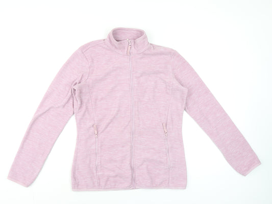 Mountain Warehouse Womens Pink Fleece Full Zip Jacket Size M