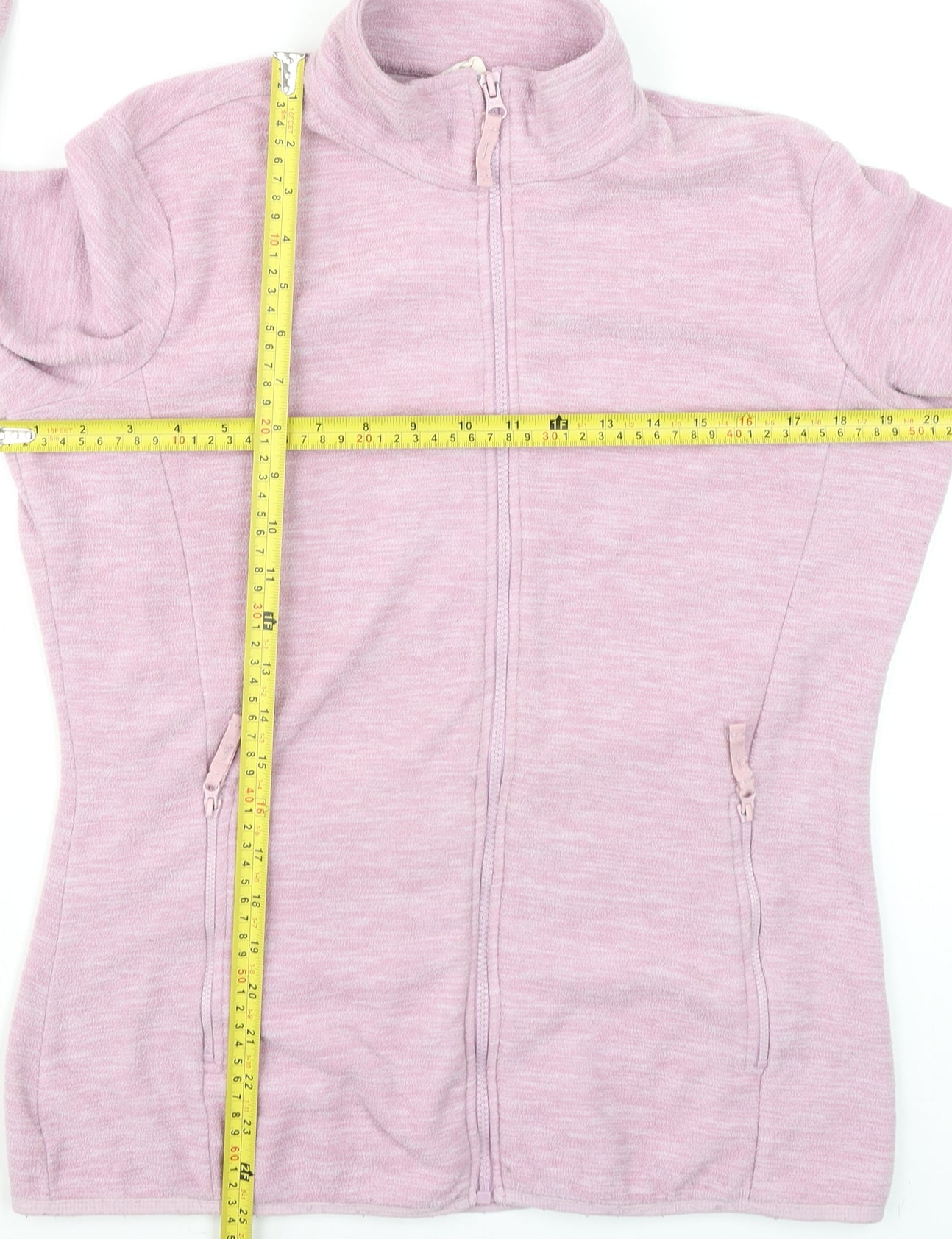 Mountain Warehouse Womens Pink Fleece Full Zip Jacket Size M