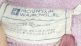 Mountain Warehouse Womens Pink Fleece Full Zip Jacket Size M