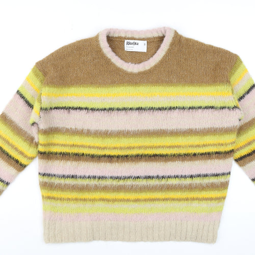 Primark Women’s Multicoloured Striped Knit Jumper Size S