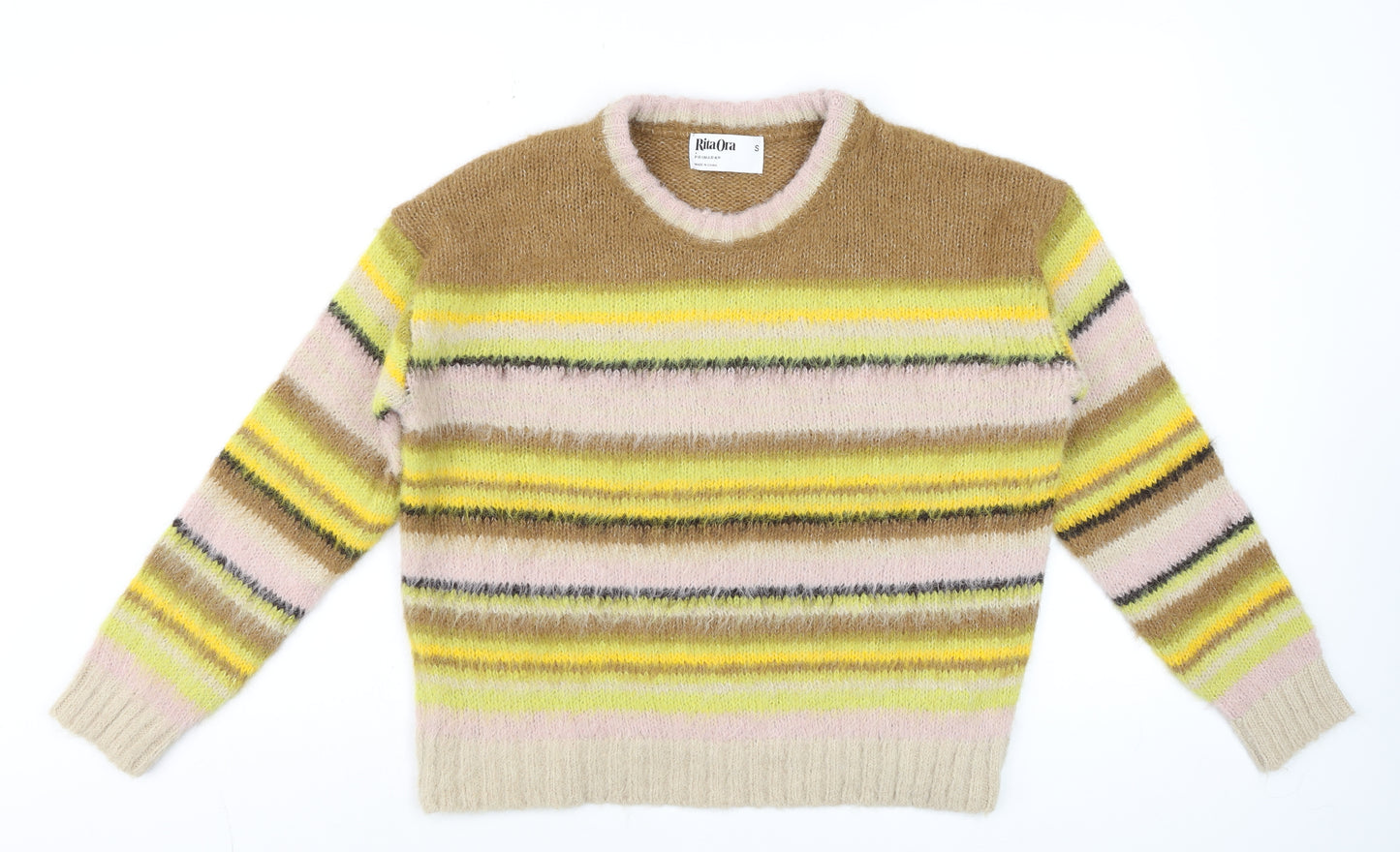 Primark Women’s Multicoloured Striped Knit Jumper Size S