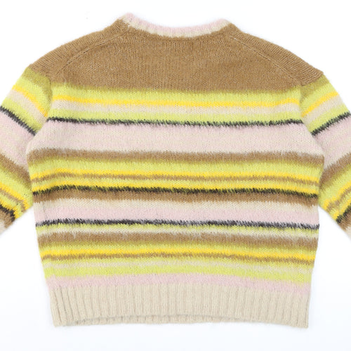 Primark Women’s Multicoloured Striped Knit Jumper Size S