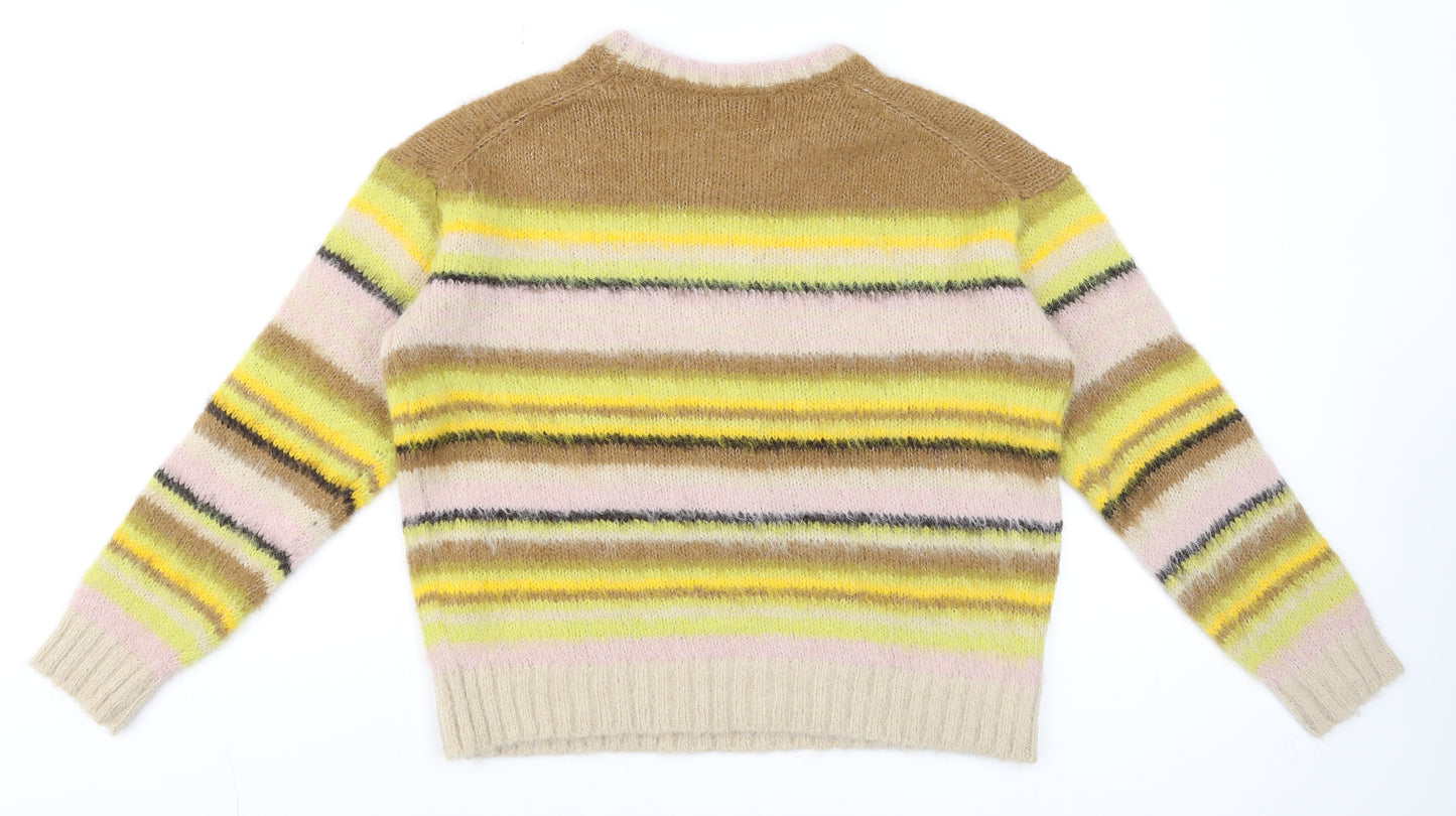 Primark Women’s Multicoloured Striped Knit Jumper Size S
