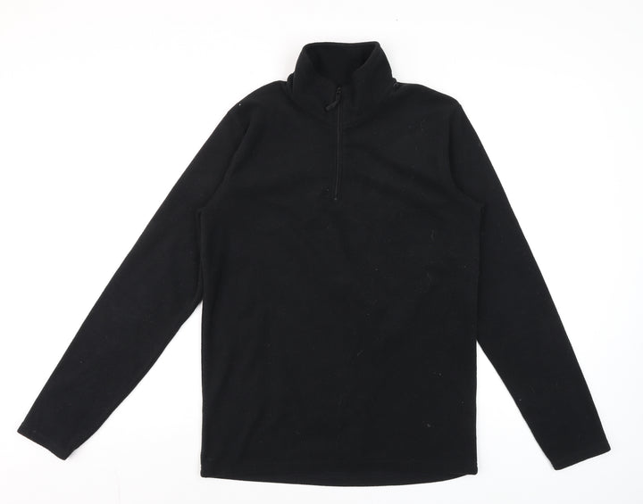 Mountain Warehouse Women’s Black XS Fleece 1/4 Zip Pullover Sweatshirt