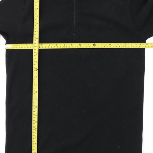 Mountain Warehouse Women’s Black XS Fleece 1/4 Zip Pullover Sweatshirt