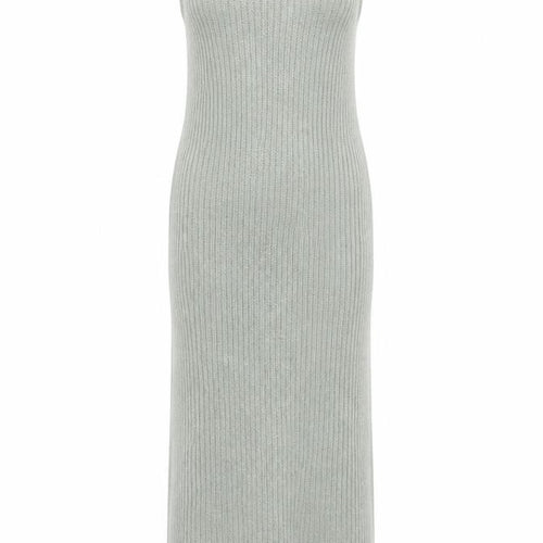 ASOS DESIGN Women’s Green Sleeveless Rib Knit Bodycon Midi Dress UK 8-10