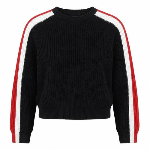 New Look Girls Black Red White Knitted Pullover Jumper Age 14/15 164/170cm