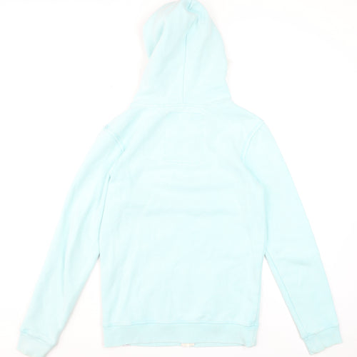Animal Women’s Blue Full Zip Hoodie Size 8 Cotton Blend