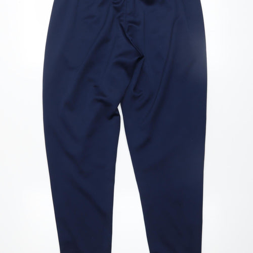 Adidas Men's Blue Slim Fit Tapered Track Pants Size M