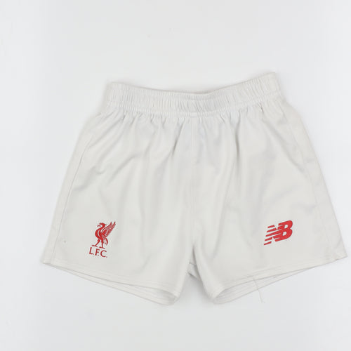 New Balance Boys White 2-3 Years Athletic Football Shorts