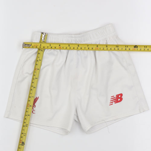 New Balance Boys White 2-3 Years Athletic Football Shorts