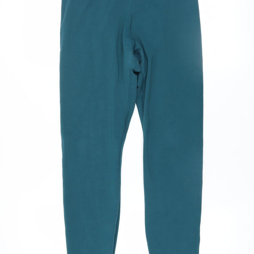 Nike Womens Blue Slim Fit Activewear Leggings Size M