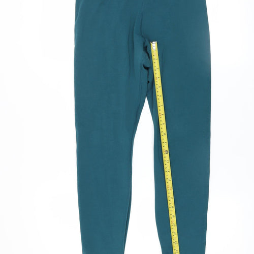 Nike Womens Blue Slim Fit Activewear Leggings Size M
