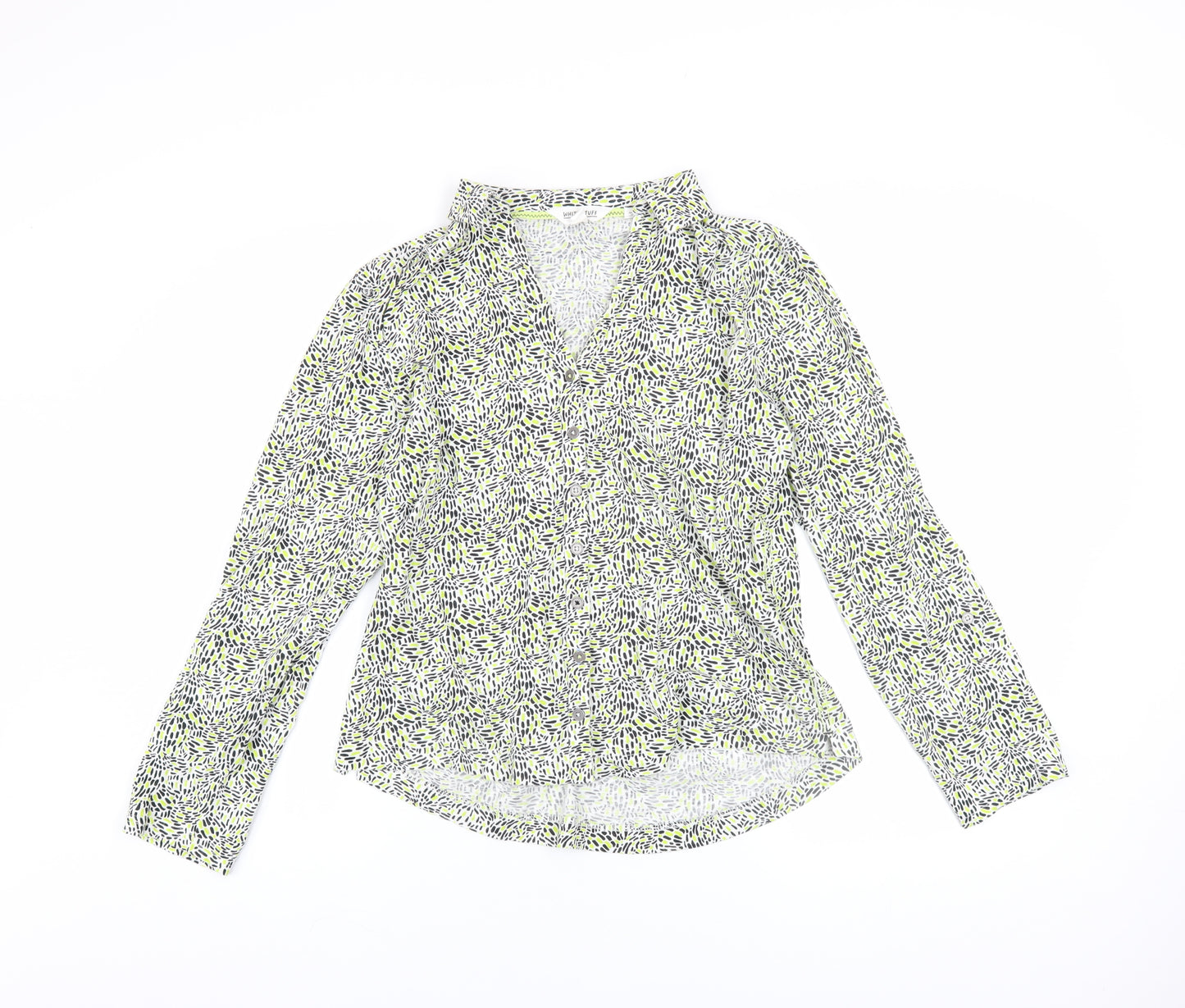 White Stuff Womens Multicoloured Cotton Wrap Blouse UK 12