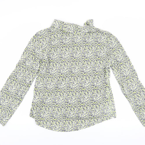 White Stuff Womens Multicoloured Cotton Wrap Blouse UK 12