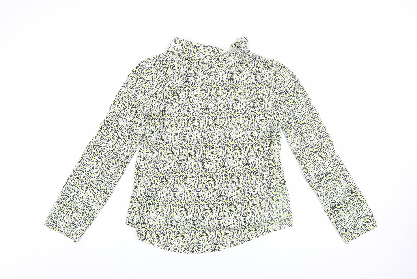 White Stuff Womens Multicoloured Cotton Wrap Blouse UK 12