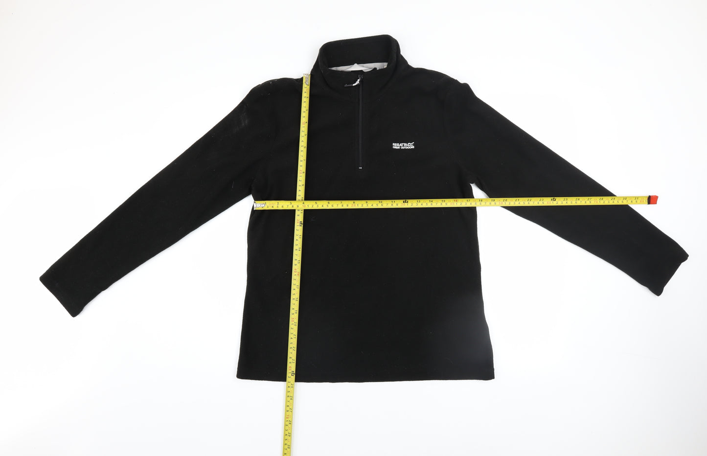 Regatta Women’s Black Fleece Pullover Sweatshirt UK 12 1/4 Zip Warm Outdoor Top