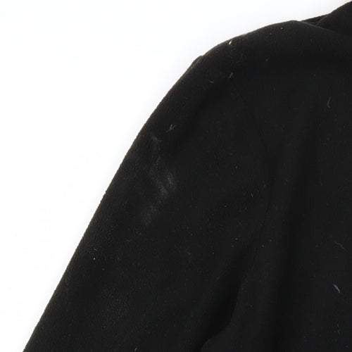 Regatta Women’s Black Fleece Pullover Sweatshirt UK 12 1/4 Zip Warm Outdoor Top